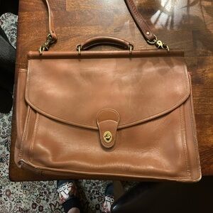 Brown Leather Satchel Bag
